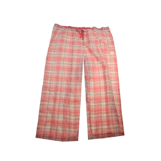 Women's Printed Cotton Pajama Set Pink Plaid Charter Club Size XXXL New Women's Printed Cotton Pajama Set Pink Plaid Charter Club Size XXXL New